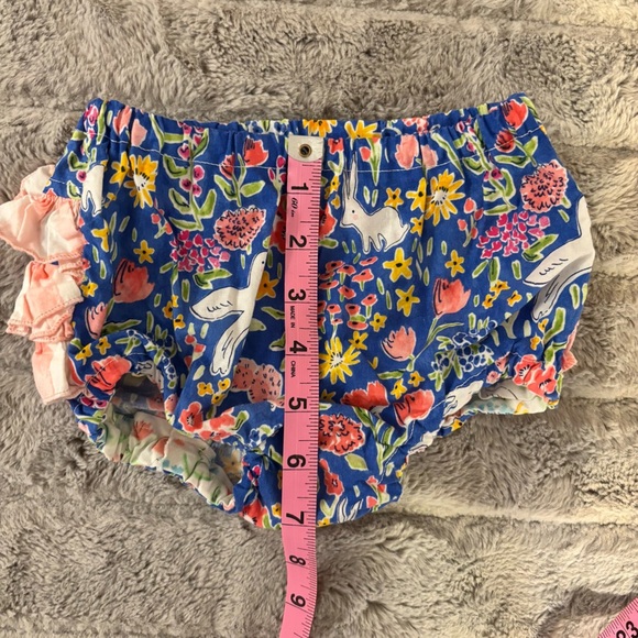 Handmade Bloomers, Diaper Cover, Ruffles, Colorful, Animals, Florals, Pink Plaid - Picture 4 of 4